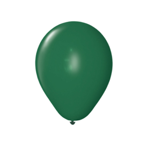 GLOBO LATEX 9" ESTANDAR VERDE OSCURO PARTY TIME X50U
