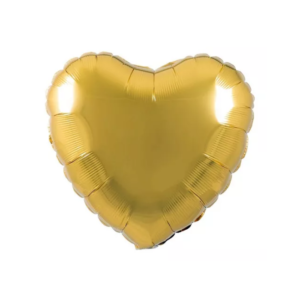 GLOBO MYLAR 18" CORAZON ORO LWC
