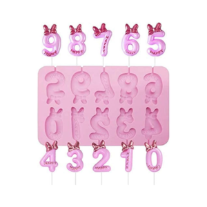 MOLDE SILICONA 22CM NUMEROS MYM PARTY