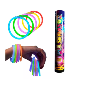 PULSERA GLOW TUBO X50U PARTYS