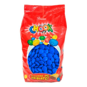 LENTEJA DE CHOCOLATE AZUL CHOOK X500G