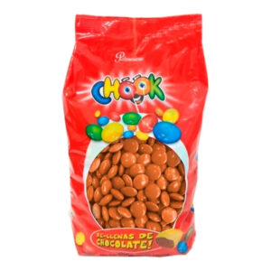 LENTEJA DE CHOCOLATE NARANJA CHOOK X500G