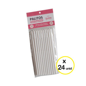 PALITO BLANCO PARA CHUPETIN 13CM X24U PARPEN