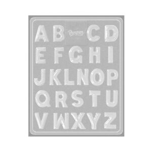 PLACA MOLDEO LETRAS REDONDAS 284 PARPEN