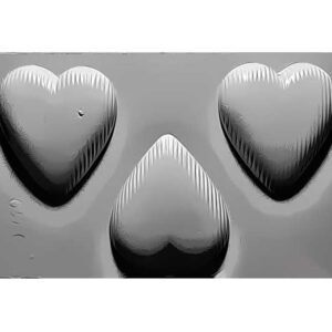 PLACA MOLDEO TRES CORAZONES COD C 037 PK
