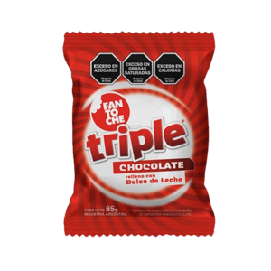 ALFAJOR TRIPLE BLANCO FANTOCHE X85G