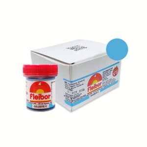 COLORANTE EN PASTA CELESTE C FLEIBOR DISPLAY 4X15G