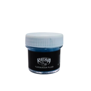 COLORANTE EN POLVO TURQUESA FLUO RADHA X4G
