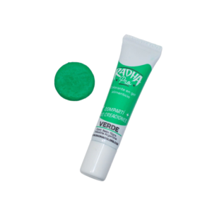COLORANTE EN GEL VERDE RADHA POMO X15G
