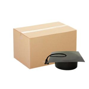 GORRO EGRESADO PLASTICO CAJA X50U REY