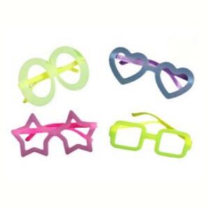 LENTE PLASTICO FLUO SURTIDO PARTYS