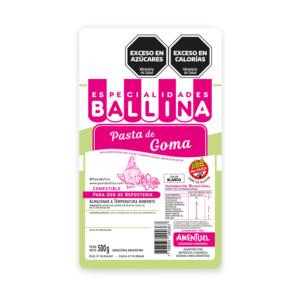 PASTA DE GOMA BALLINA X500G