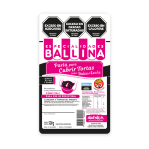 PASTA PARA CUBRIR NEGRO BALLINA X500G