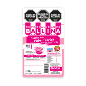 PASTA PARA CUBRIR ROSA BALLINA X500G