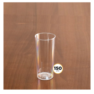 VASO CONICO CRISTAL CAJA X150U BO