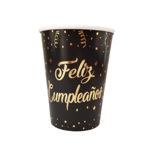 VASO FELIZ CUMPLE FEST X8