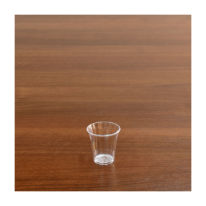 VASO PLASTICO 35 CRISTAL X1U BO