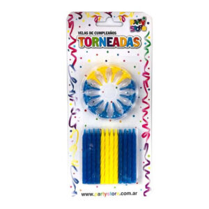 VELA TORNEADA BOCA CON BASE X24U PARTYS