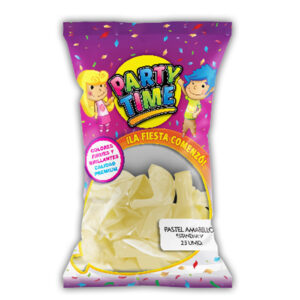 GLOBO LATEX 9" PASTEL AMARILLO PARTY TIME X25U