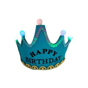 VINCHA CORONA HAPPY BITHDAY LED PARTYS