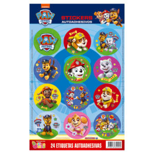AUTOADHESIVO PAW PATROL OTERO PLANCHA X2