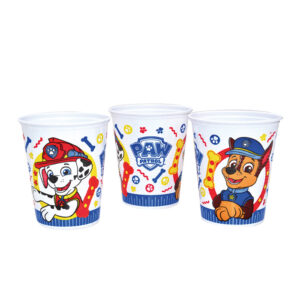 VASO POLIPAPEL PAW PATROL 240CC X8U COT