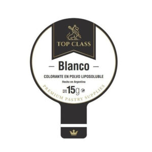 COLORANTE LIPOSOLUBLE EN POLVO BLANCO TOP CLASS POLVO X15G
