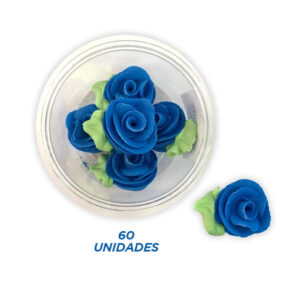 FLOR DURAZNO DE AZUCAR GRANDE AZUL X60U JAZ