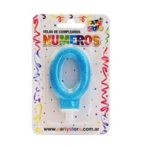 VELA BRILLO CELESTE NRO 0 PARTYS