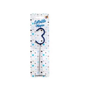 VELA CHISPITA CELESTE NRO 3 PARTYS