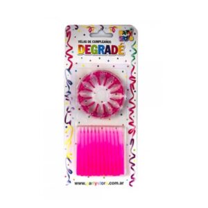 VELA DEGRADE ROSA X24U PARTYS