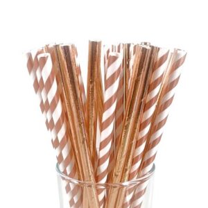 SORBETE POLIPAPEL ROSA GOLD X24U PARTYS